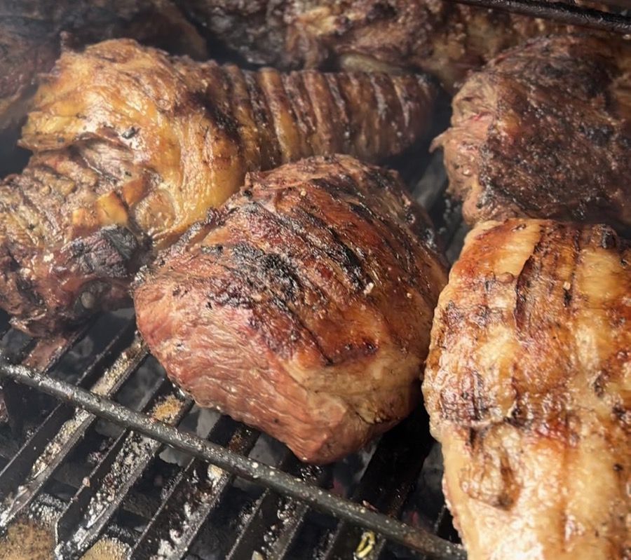 Tapa cuadril entera asada a la parrilla