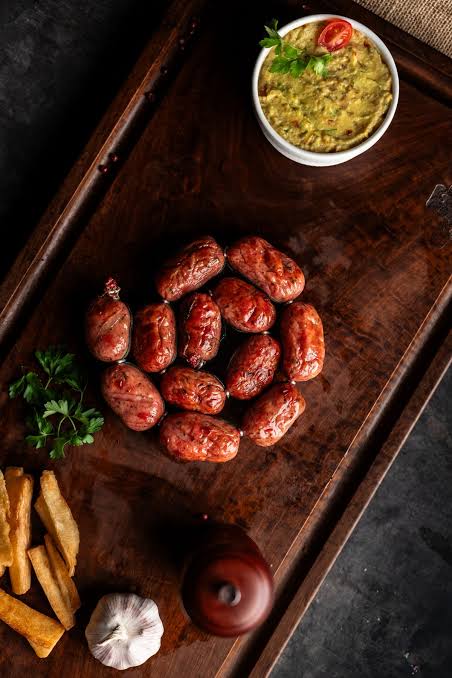 Chorizo toscano de la casa a la parrilla
